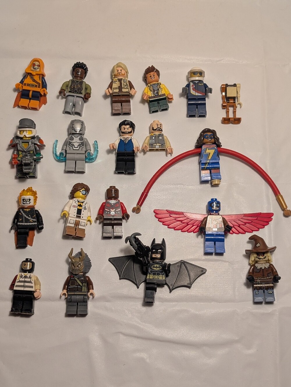 Lego People And Their Vehicles. Marvel, Batman And More